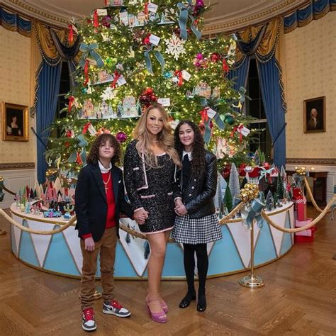 Mariah Carey takes her twins to the White House to celebrate the ...