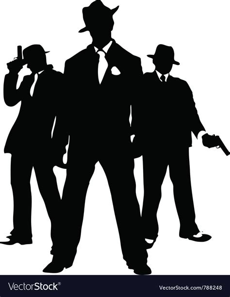 Gangster mafia Royalty Free Vector Image - VectorStock