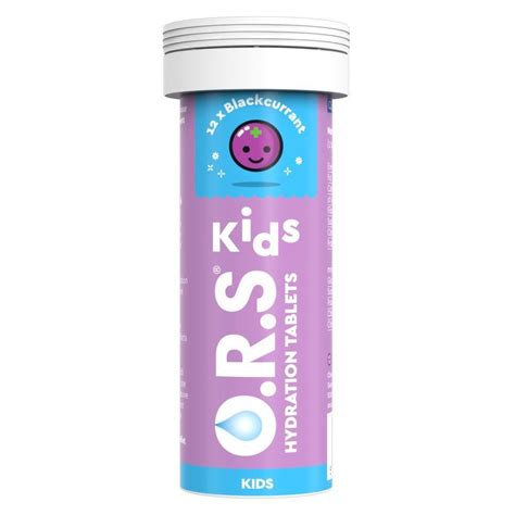 ORS Kids Hydration Blackcurrant - 12 Tablets | Chemist 4 U