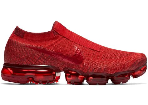 Nike Air VaporMax SE Laceless University Red | Vans shoes fashion, Black shoes men, Sneakers fashion