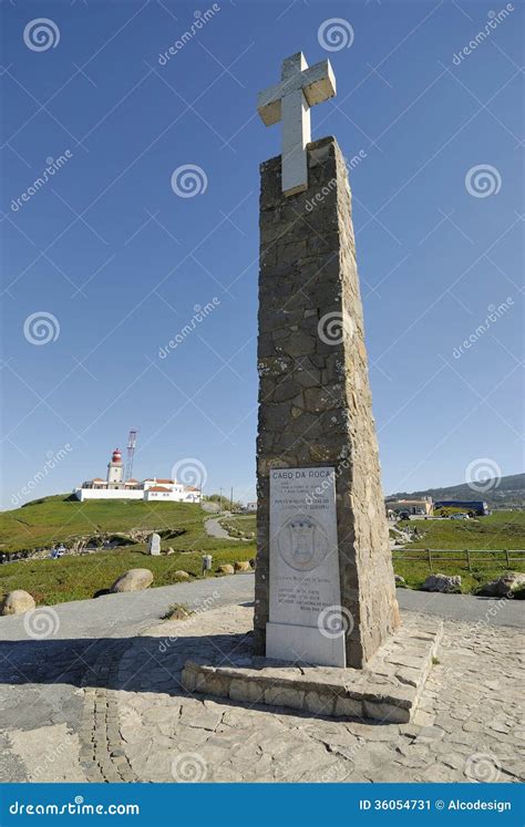 Cabo da Roca in Portugal stock image. Image of hills - 36054731