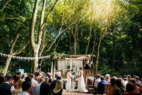 Lila’s Wood Wedding Enchanted Woodland Festival Feel Wedding | Wedding in the woods, Outdoor ...