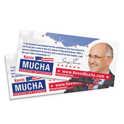 Political Campaign Palm Cards | Custom Political Printing | Custom Design | Fast Shipping ...