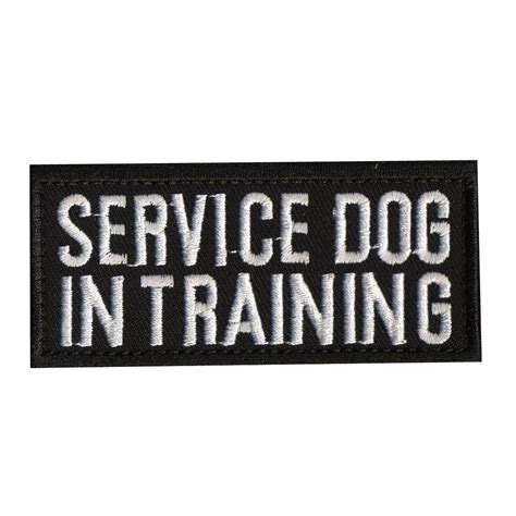 Patches For Harnesss Vest Service Dog In Training Security Working Cloth Seal - Walmart.com ...