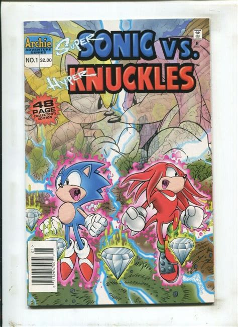 Super Sonic Vs. Hyper Knuckles #1 - Newsstand (9.2 or better) 1996 71896470079 | Comic Books ...