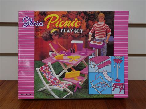 Gloria Picnic Play Set, Barbie doll house furniture play set. - Walmart.com