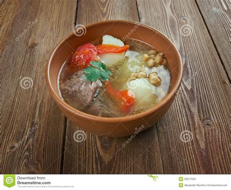 Piti stock photo. Image of caucasus, onion, bowl, piti - 53017504