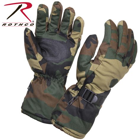 Woodland Camo Deluxe Xtra-Long Insulated Gloves-4757_