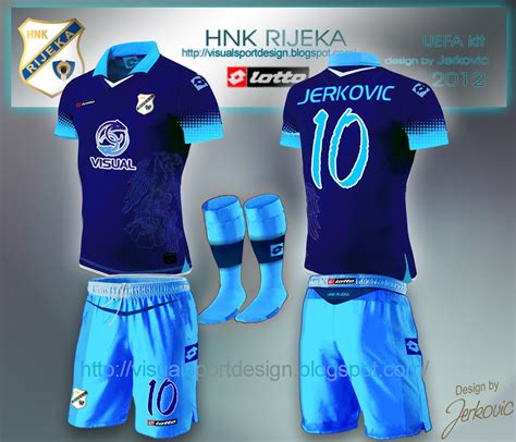 Visual Sportwear Unique Design: HNK RIJEKA - VISUAL & LOTTO