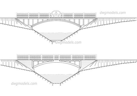 Bridges dwg models, free download