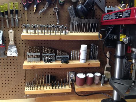 Drill bit storage. Easy to adapt to french cleat. | Woodworking shop layout, Woodworking shop ...