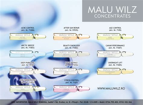 This SKINCARE-PRODUCTS (CONCENTRATES) are available at MALU WILZ ROMANIA! MALU WILZ Products are ...