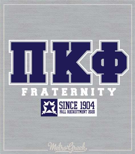 2512 Pi Kappa Phi Rush Shirt Letters | Metro Greek