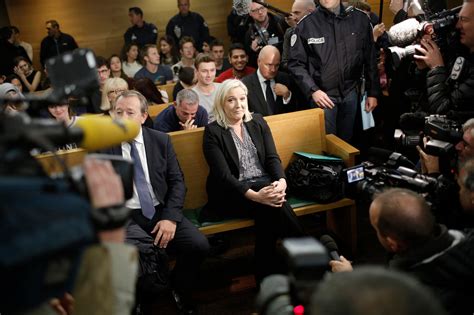 Marine Le Pen, French National Front Leader, Speaks at Her Hate-Speech Trial - The New York Times