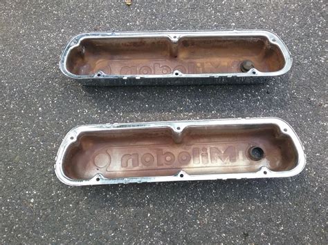 MILODON 289 FORD VINTAGE VALVE COVERS THESE ARE SOLD, THANKS | The H.A.M.B.