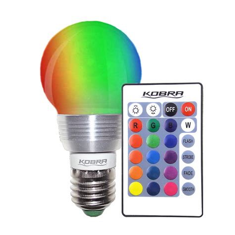 LED Bulb Color Changing Light Bulb with Remote Control 16 Different Color GIFT 798154979623 | eBay