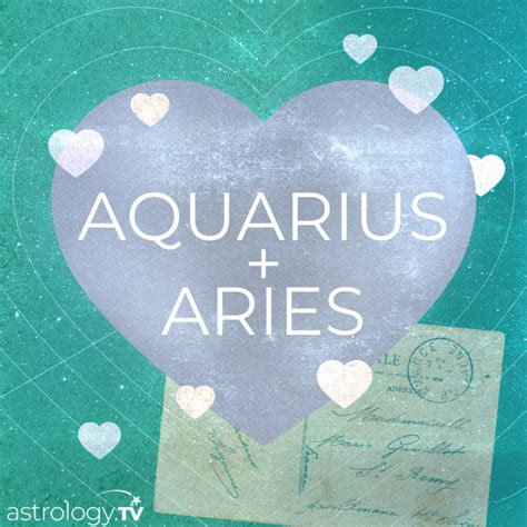 Aquarius and Aries Compatibility - astrology.TV