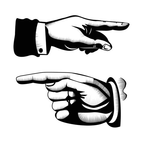 Finger pointing hand symbol 11313754 Vector Art at Vecteezy