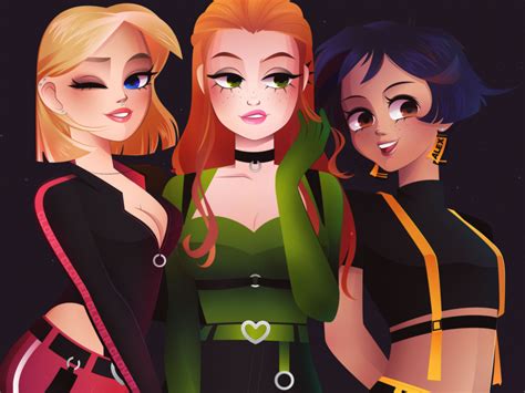 Totally Spies fanart by Anastassia Kozlova on Dribbble