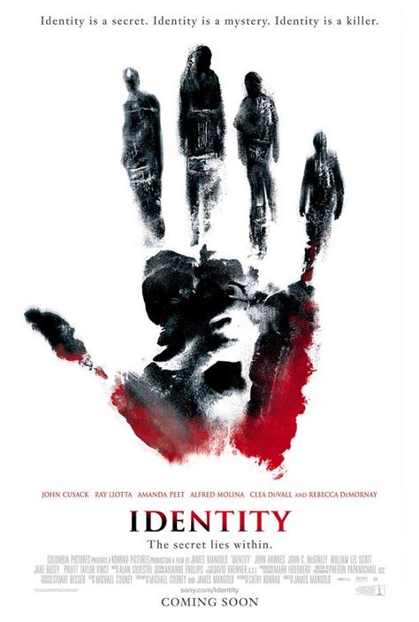 Identity Movie Poster (#1 of 2) - IMP Awards