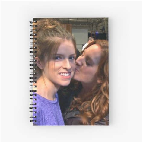 "Sendrick Kiss - Anna Kendrick and Brittany Snow" Spiral Notebook by ...