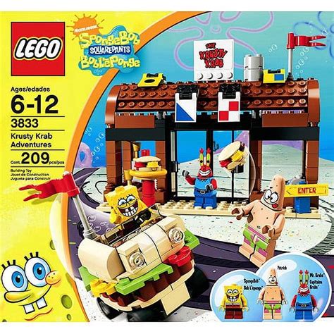 LEGO SpongeBob SquarePants Building Set - Krusty Krab Adventures with ...