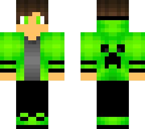 creeper hoodie | Minecraft Skin