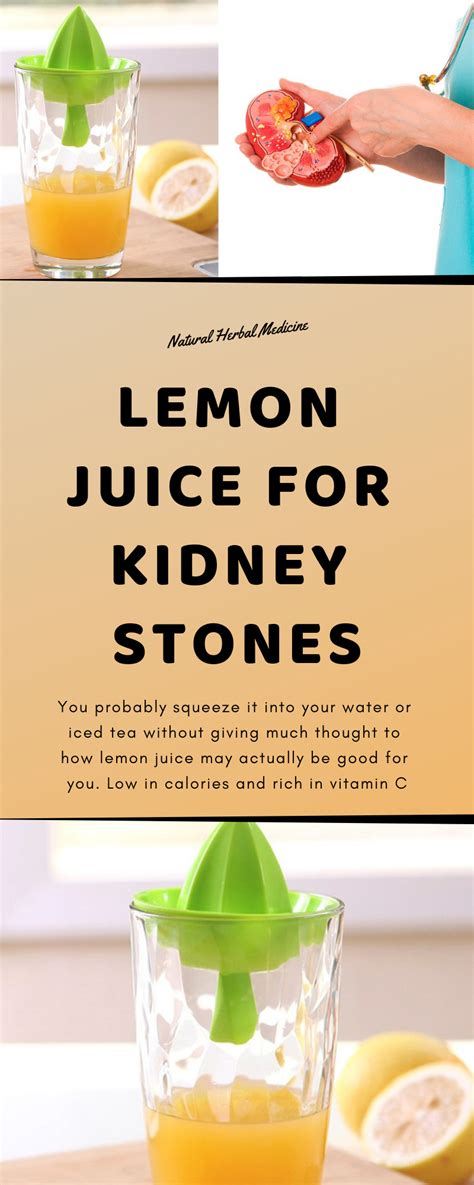 Lemon Juice For Kidney Stones | Holistic health remedies, Herbal medicine, Health