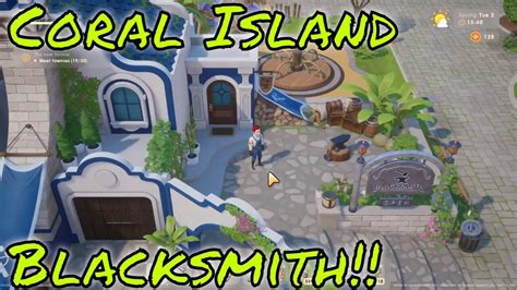 Coral Island Blacksmith Location