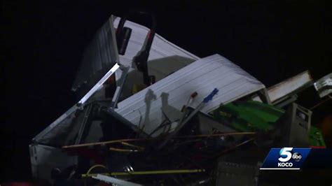 Overnight storms cause heavy damage in central Oklahoma