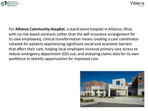 Alliance Community Hospital on a mission towards Clinical Transformat…