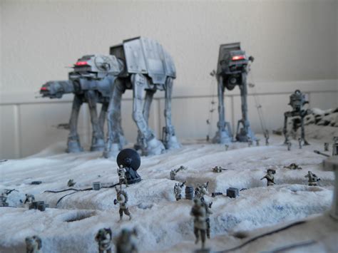 Battle of Hoth Diorama by L&M Studio | Star wars, Imperial assault, Diorama