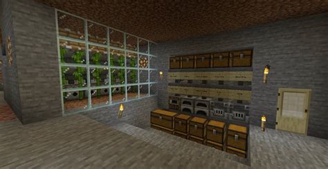 Fully automatic smelting system Minecraft Map