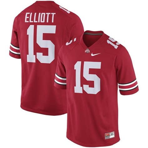 Male Ohio State Buckeyes Scarlet Ezekiel Elliott Alumni Football ...