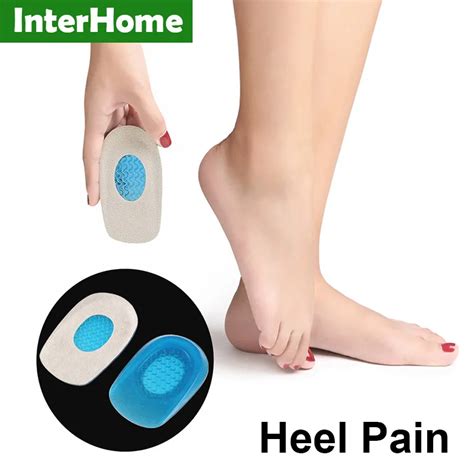 Treating Heel Disorders Silicone Pad Relieve Fatigue Treatment of Heels Spur pain Plantar ...