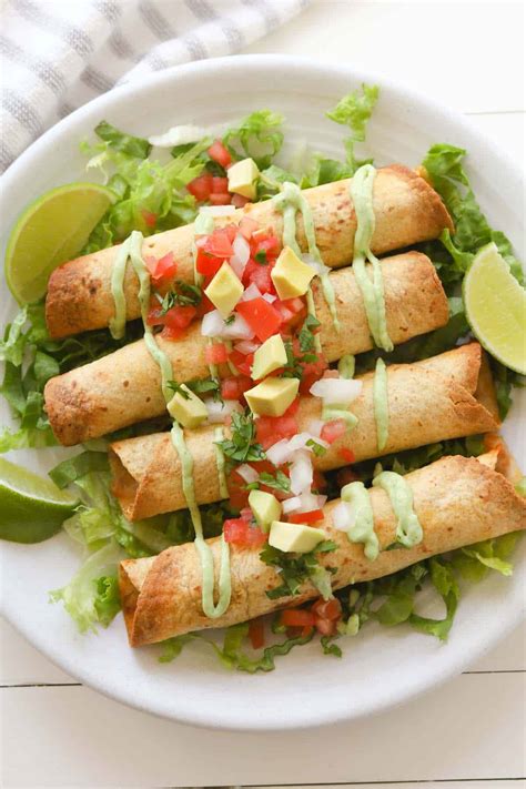 Easy Air Fryer Beef Taquitos - A Peachy Plate