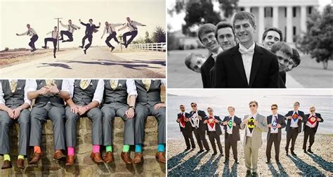 14 Ideas For Unforgettable Groom And Groomsmen Photos