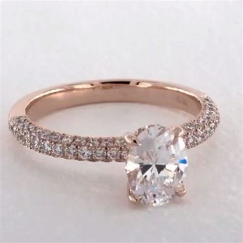 14kt Rose Gold Lab Grown Cvd Diamond | Cvd diamond, Diamond ring, Rose gold ring