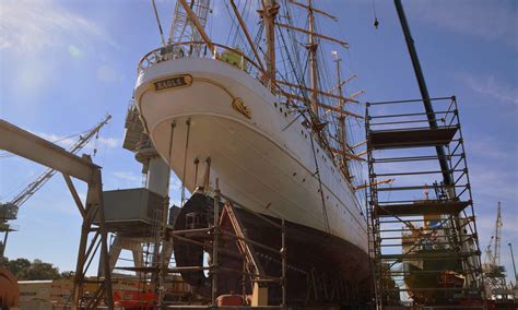 USCGC Eagle at Yard