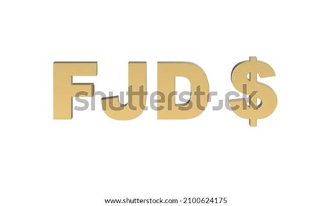 Fijian Dollar Currency Symbol Fiji Golden Stock Illustration 2100624175 ...