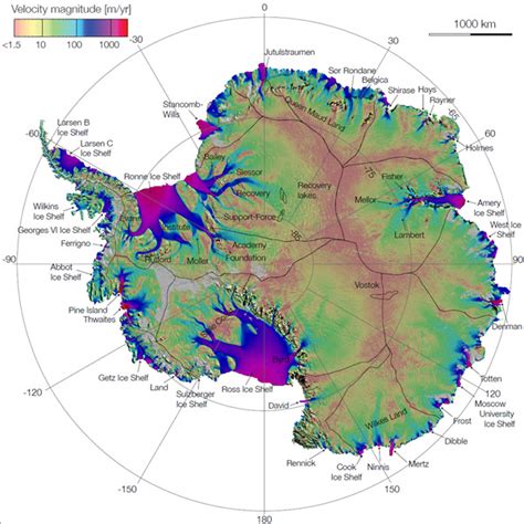 Antarctica's first complete ice flow map | Earth | EarthSky