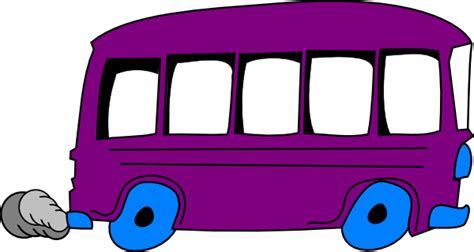 Purple School Bus Clip Art at Clker.com - vector clip art online, royalty free & public domain