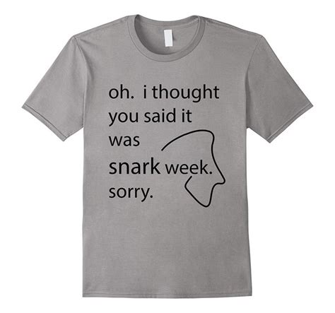 Snark Week Funny Sarcastic Ironic Trendy Shark T-Shirts | Shark t shirt ...