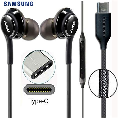 SAMSUNG AKG Earphones EO-IG955 Headset In-ear Type-c with Mic Wired for GALAXY NOTE 10 /20 S20 ...