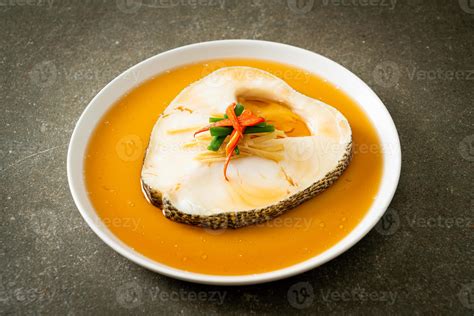 Steamed Cod Fish with Soy Sauce 14631249 Stock Photo at Vecteezy