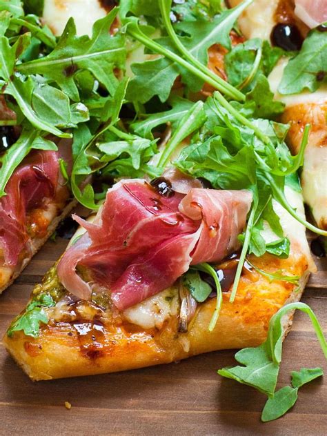 Arugula Prosciutto Pizza Recipe (video) - Tatyanas Everyday Food