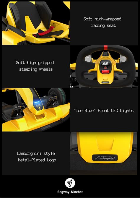 NINEBOT LAMBORGHINI GO KART PRO (Limited Edition) Free Gift Worth Rm288