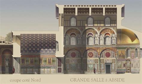 an architectural rendering of the grand sale and aside building