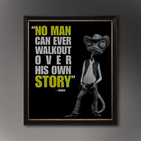 Rango Wall Art Rango Poster Rango Movie Rango Designs Rango Lizard Rango Figurine Kids Movie ...