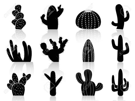 cactus silhouette clipart - Clipground